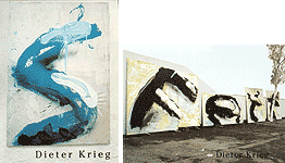 Buchtitel: Dieter Krieg. Kunst ist der Zweck der Kunst